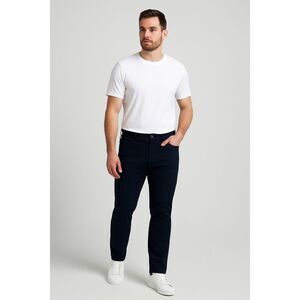 FRIED DENIM Men’s Slim Jeans 42x30 Dark Blue Stretch Cotton Blend Classic Fit